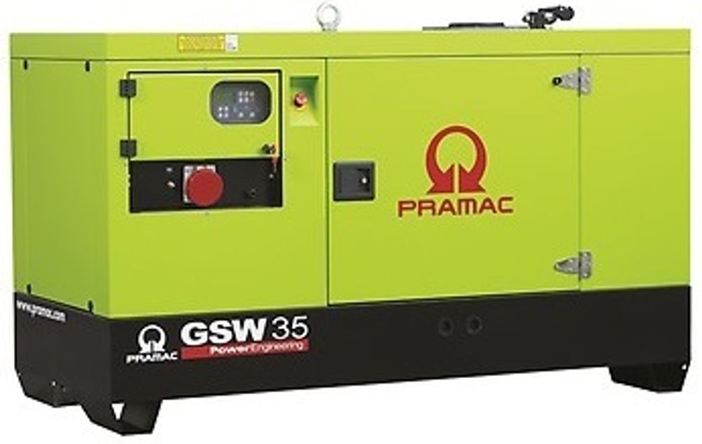 Дизельный генератор Pramac GSW 35 Y в кожухе Дизельный генератор Pramac GSW 35 Y в кожухе