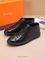 Кеды черные от Santoni BP5-065501 — фото 1 [TG d92f5836aced-001]