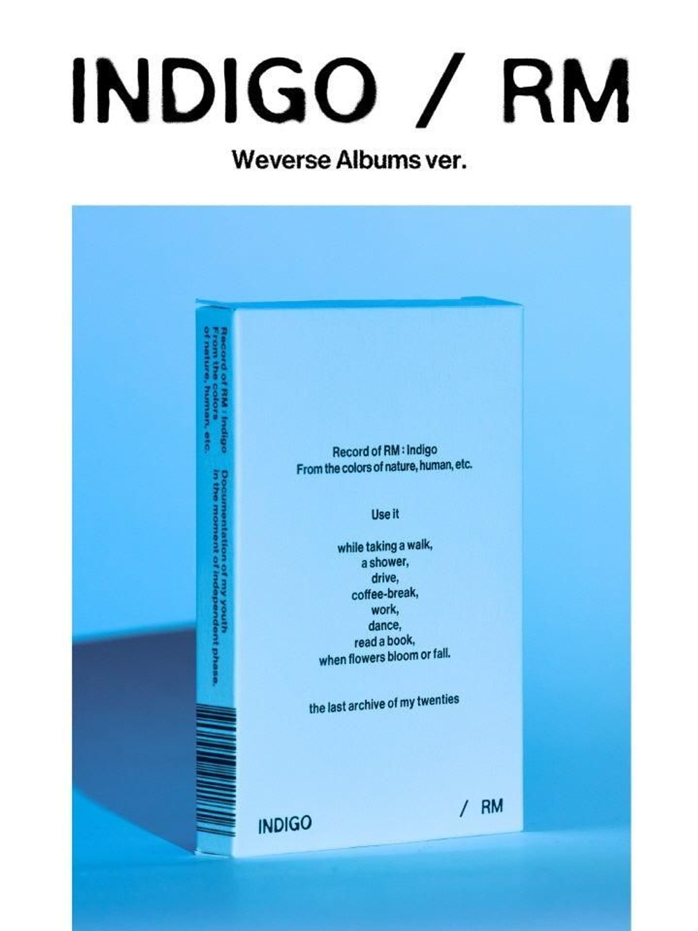 Альбом RM (BTS) - INDIGO POSTCARD Edition (WVS Album)