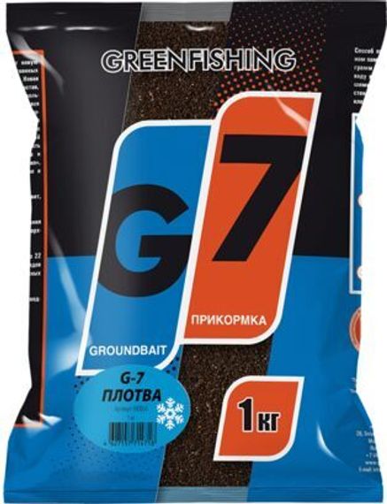 Прикормка зим. G-7 1кг Плотва