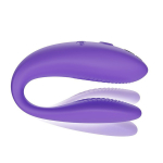 Фиолетовый вибромассажер 7,5см для пар We-Vibe Sync Go SNSY5SG4