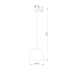 Подвесной светильник со стеклянным плафоном 4804 Vibe, E27х1