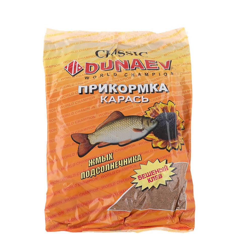 Прикормка "DUNAEV КЛАССИКА" 0.9кг Карась Жмых Подсолнечника