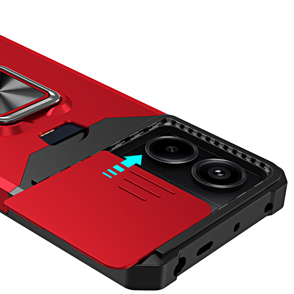 Противоударный чехол Сard Reader Case для Poco X6