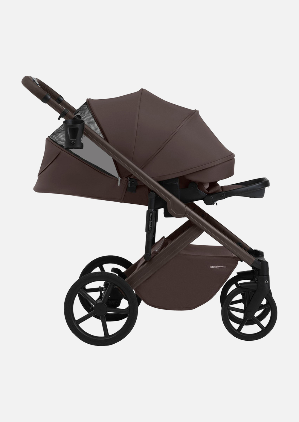 Sweet Baby Коляска 2 в 1 SBL Dolce Chocolate Brown