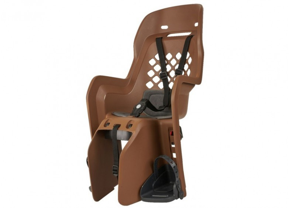 Детское кресло заднее Polisport Joy ff крепление на подседельную трубу, brown/dark grey (10013160/04