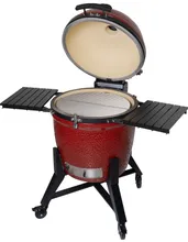 Керамический угольный гриль Diamond Egg Dream Red Magic, 60 см, красный, с ножками и столиками