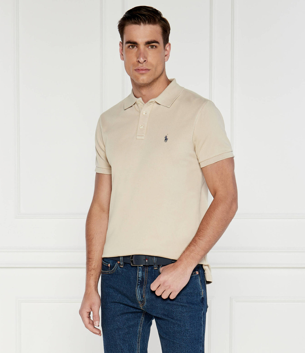 Поло POLO RALPH LAUREN - бежевый(710660897)