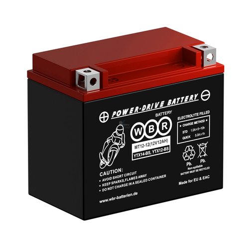 Аккумулятор WBR SMT / WBR MT 12-12 (YTX14-BS, YTX12-BS)