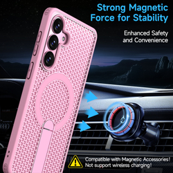 Прозрачный чехол Mesh Pro Magnetic Case для Samsung Galaxy S26