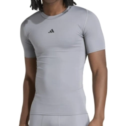 Мужская теннисная футболка Adidas Techfit Compression Training - grey