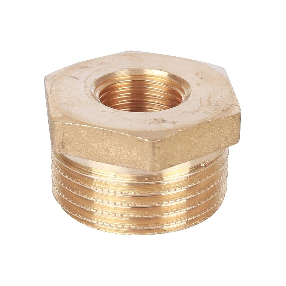 Футорка STOUT SFT 0028 - 1" x 3/8" (для стальных труб, латунь без покрытия)
