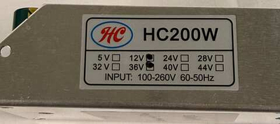 Блок питания HC-200W-36V+12V