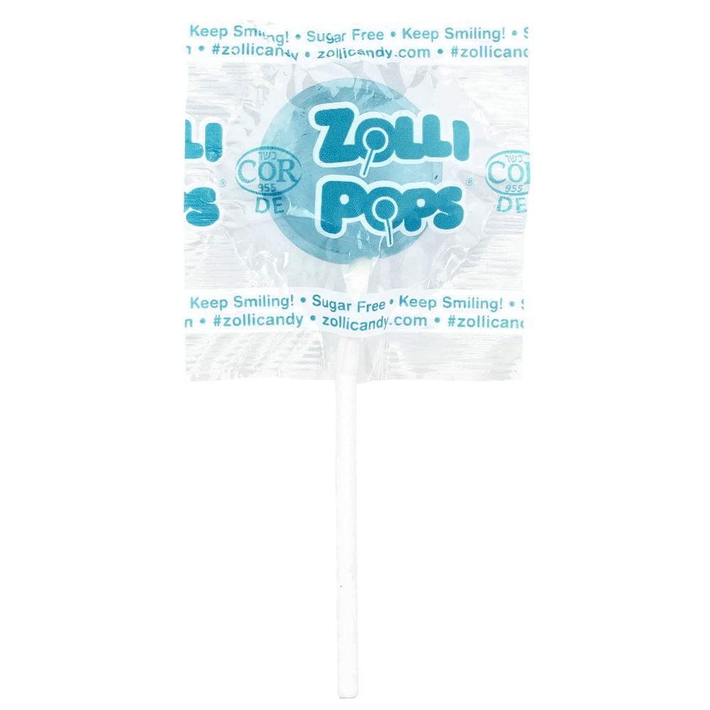 Zollipops, The Clean Teeth Pops, голубая малина, 88 г (3,1 унции)