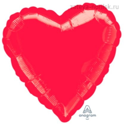 СЕРДЦЕ Металлик Red (спец. цена)