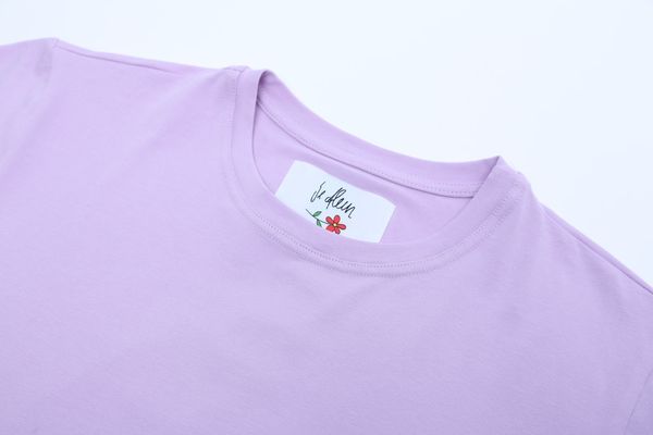 Футболка Je Fleur Фиолетовая - фото 4