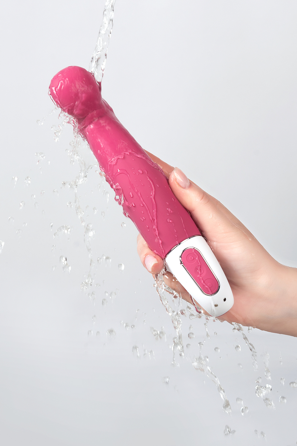 Вибратор Satisfyer Vibes Petting Hippo силикон розовый 22,9 см