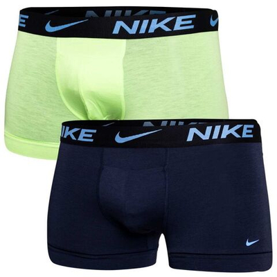 Мужские спортивные боксеры Nike Everyday Dri-Fit ReLuxe Trunk 2P - ghost green/obsidian