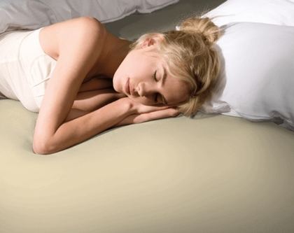 Простыня на резинке 180x200-200x220 Formesse Bella Donna Premium 0111 natur