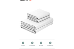 Комплект полотенец вафельных Home One 45х70 (2шт), 80х150 (2шт), белый
