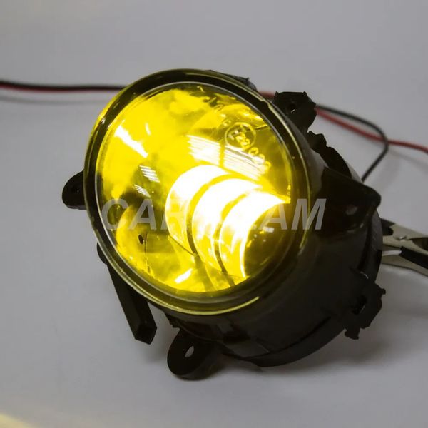 Противотуманные фары (ПТФ) "РусФар" двухрежимные 2190 LED на Лада Гранта, Калина 1-2, Ларгус (пластик. корпус) (21900-3713010/11-95)