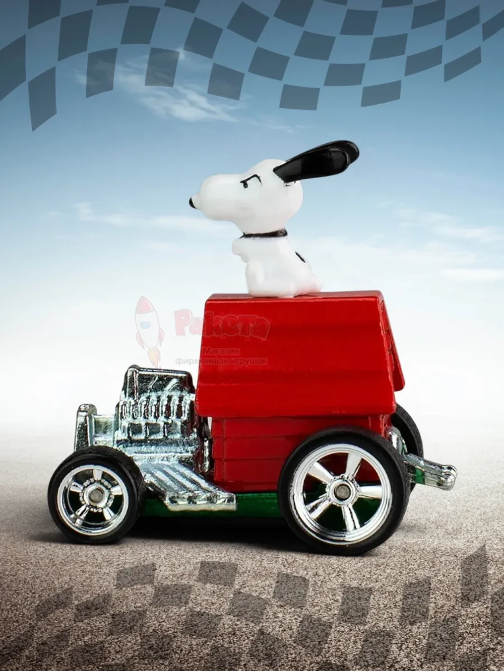 Машинка Хот Вилс Премиум Snoopy HXD63 JBL84