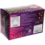 Гирлянда для дома БАХРОМА 2,5м*1/0,1м 136 ламп LED, с насадками Звезда, Теплый белый (возможность соединения)