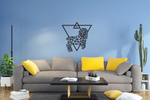 Деревянный декор настенный, панно, сборная модель EWA Design Знаки Зодиака Овен