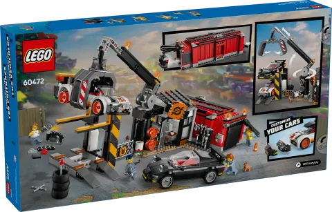 Констуктор LEGO City 60472 Свалка металлолома с автомобилями