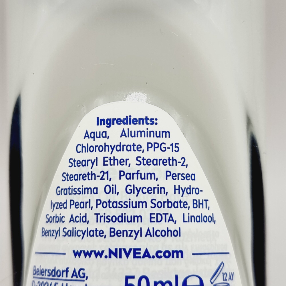 Антиперсперант шариковый NIVEA Pear&Beauty 48 часов с экстрактом жемчуга, парфюмированный, без спирта, 50 мл (Германия)