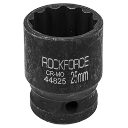 Головка ударная 25мм 12гр. 1/2'' RockForce RF-44825