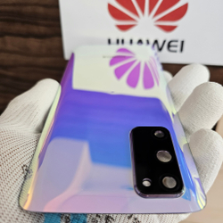 Крышка для Honor View 30 Pro (заднее стекло) "хорошее качество" цвет: серебристый