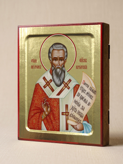Икона Мирона еп. Критского, святого на дереве: 125 х 160 (Синопсисъ)