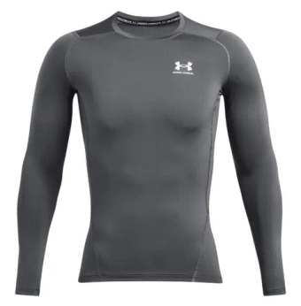 Компрессионная одежда Under Armour HeatGear Armour Comp Long Sleeve - castlerock/white