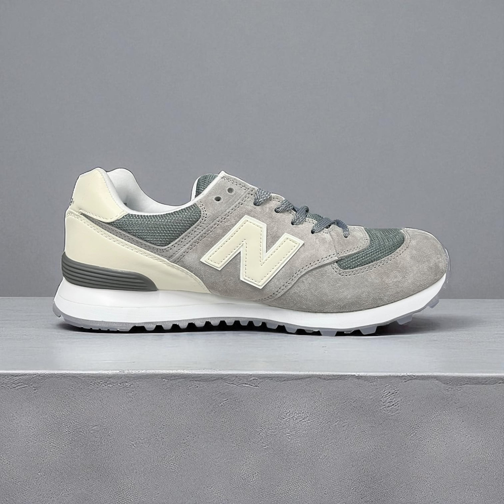 New Balance 574 • Slate Grey White