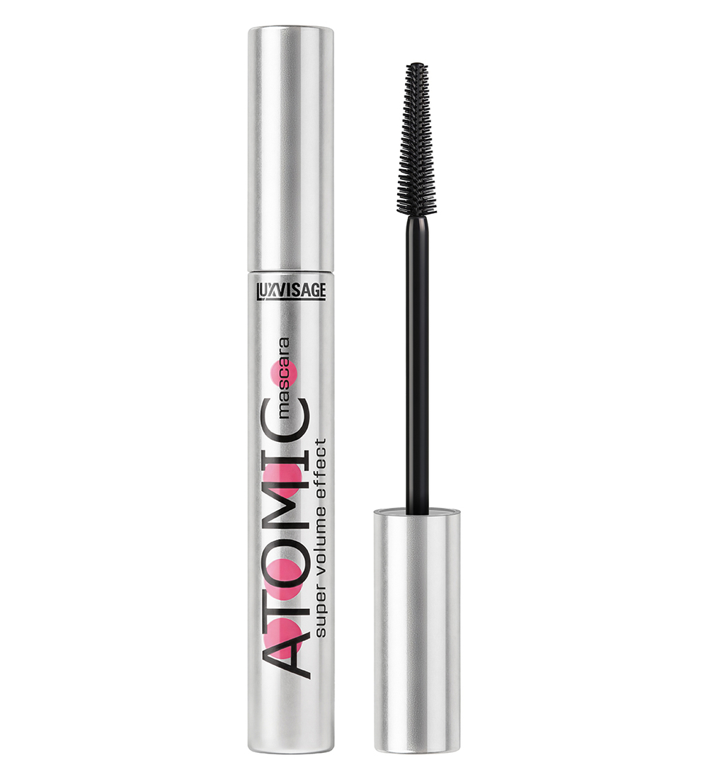 LUXVISAGE Atomic Super Volume Black Тушь для ресниц черная