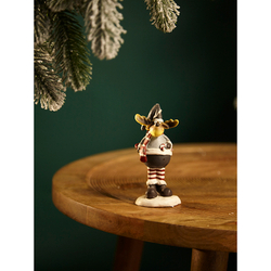 Свеча декоративная 12.3см Tkano New Year Essential Festive Moose