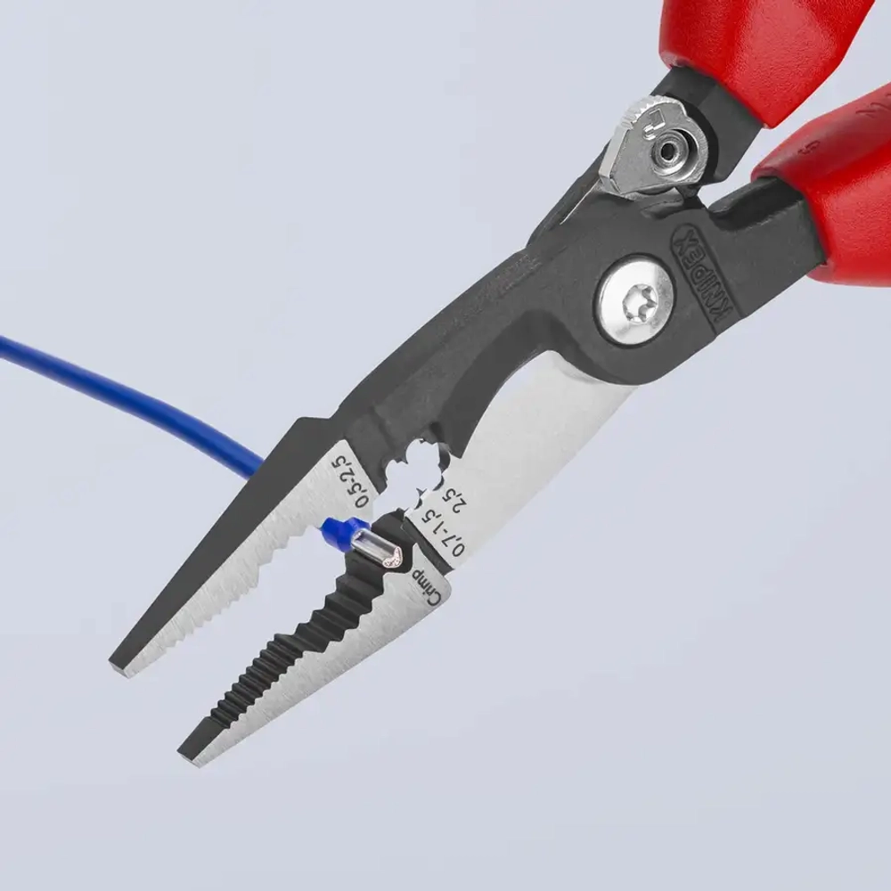 Электромонтажные клещи черненые 200 мм Knipex 13 92 200