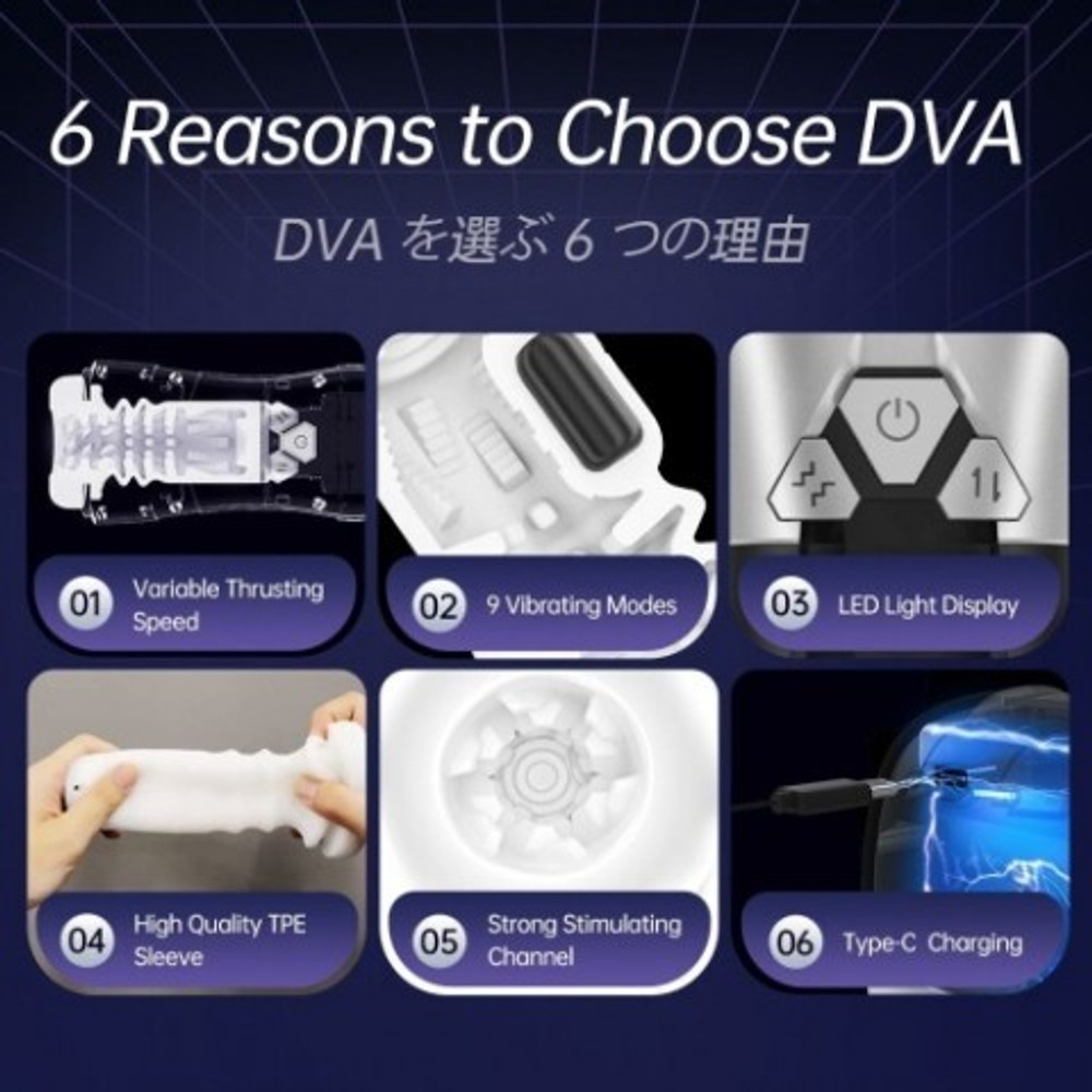Автоматический мастурбатор DVA от Drywell