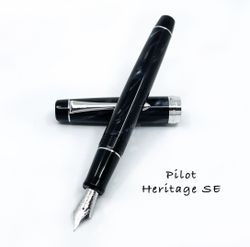 Перьевая ручка PILOT Custom Heritage SE Marble Black с пером F (FKVH-3MR-MABF) 3