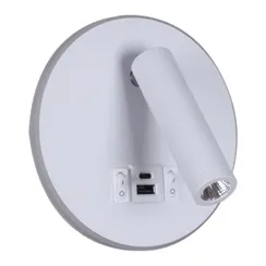 Настенный светильник  86203-9.2-001KT LED12W+USB WT Reluce