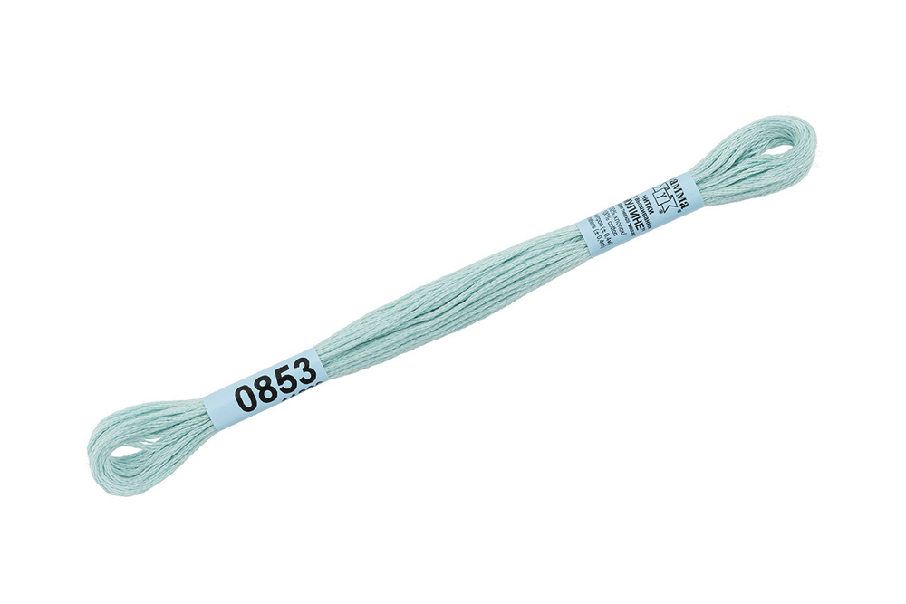 Мулине  "Gamma", 100% хлопок, 8 м, №0853