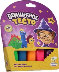 Plastilin\ Пластилин Тесто для лепки Волшебное тесто 250 гр. "Динозаврики"