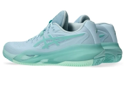 Женские теннисные кроссовки Asics Gel-Resolution X Clay - light blue/oasis green