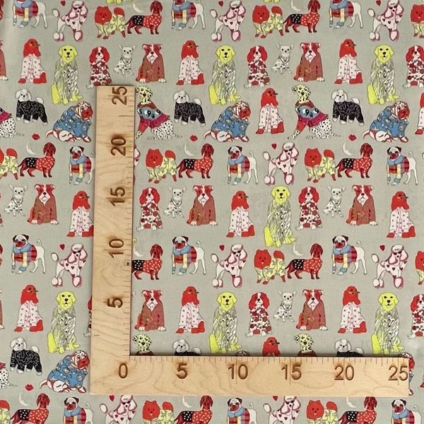 ГЛАМУРНЫЕ СОБАКИ, 100% хлопок Handmade Fabrics 4
