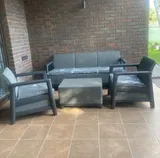 Keter Комплект мебели Сканди (Scandi Linea 3 Seater Set ) графит — фото 2