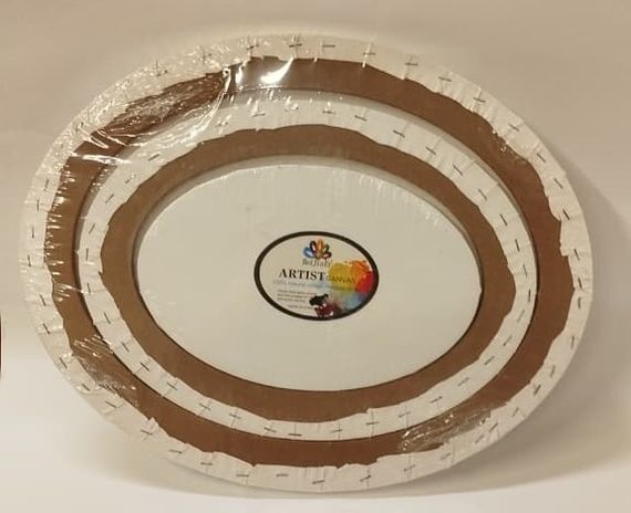 Kətan molbert oval dəst