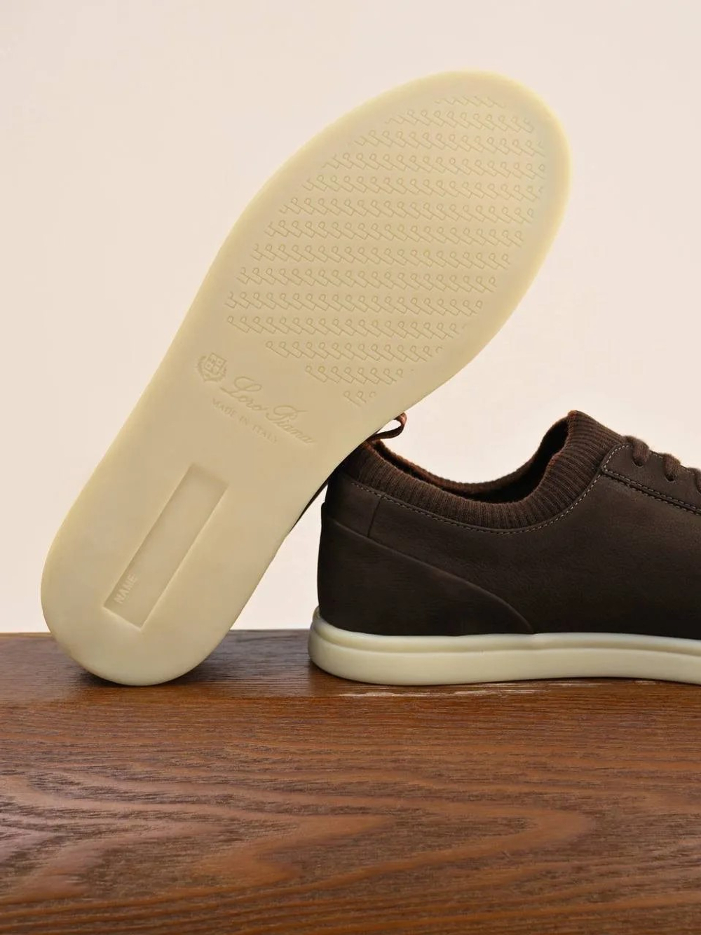 Коричневые кроссовки Loro Piana Soho 2.0 Walk