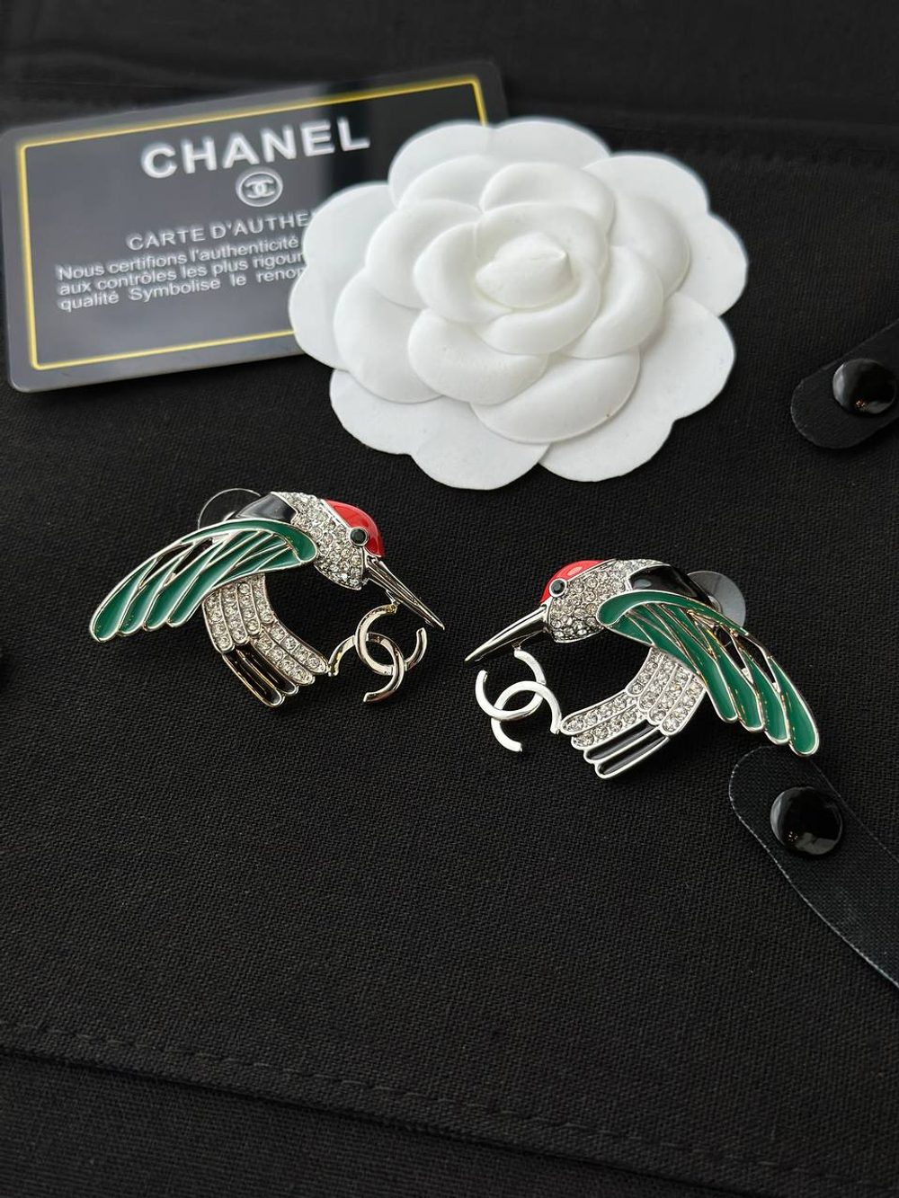 Серьги CHANEL