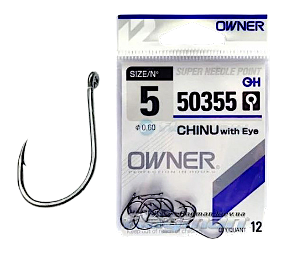 Крючок Owner с кольцом 50355 Chinu with Eye -